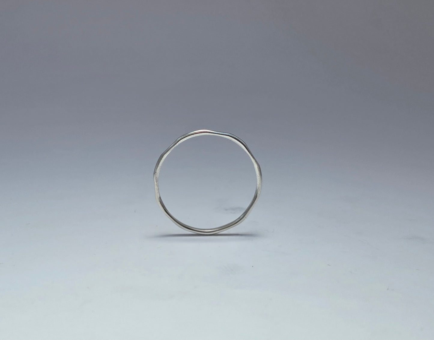 Sterling Silver hammered ring